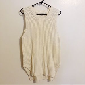 Madewell sleeveless tunic sweater